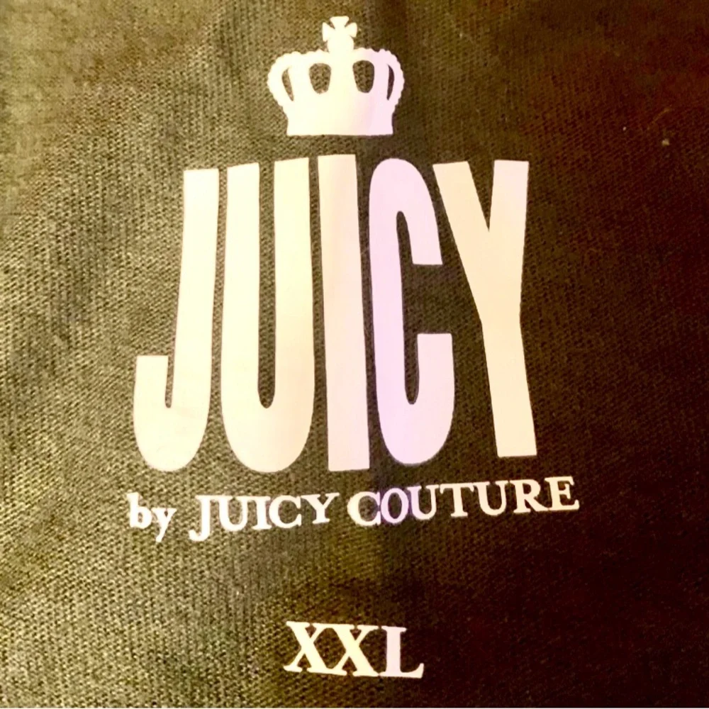 Juicy 2pc. Lounge Outfit NEW With Tags Camo Velveteen Yoga Pant/Olive L/S Tee 2X - Picture 12 of 14